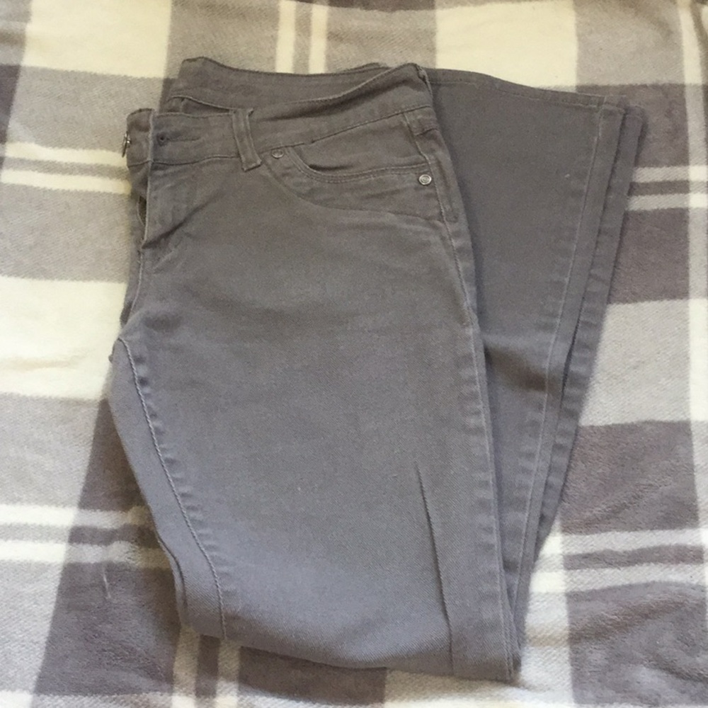 gray jeans